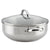 Farberware Buena Cocina Stainless Steel Dish/Casserole Pan with Lid, 6 Quart, Silver - The Finished Room