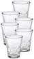 Duralex Made in France Hexagon Glass Tumbler Drinking Glasses, 10.63 ounce - Set of 6, Clear - The Finished Room