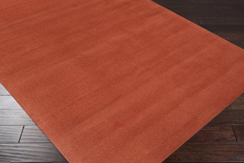 Surya Mystique M-332 Transitional Hand Loomed 100% Wool Paprika 5&#39; x 8&#39; Area Rug by Surya - The Finished Room