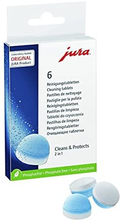 Jura 64308 Cleaning Tablets for all Jura Automatic Coffee Centers, 6-Count - The Finished Room