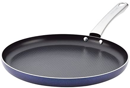 Farberware Luminescence Aluminum Nonstick Round Griddle, Small, Sapphire Shimmer - The Finished Room