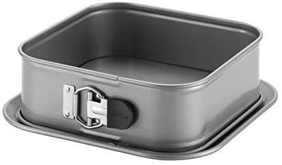Anolon Advanced Nonstick Springform Baking Pan / Nonstick Springform Cake Pan, Square - 9 Inch, Gray - The Finished Room