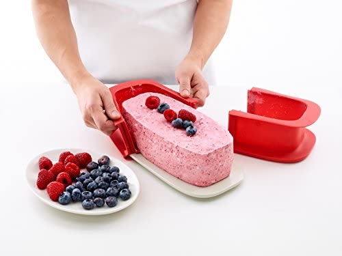 Lekue Baking Loaf Spring Form Pan, 9.5&quot;, Red - The Finished Room