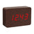 Gingko Brick Click Clock 8" x 6" Time/Date/Temp Alarm Clock Ash - The Finished Room