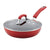 Rachael Ray Brights Deep Nonstick Frying Pan / Fry Pan / Deep Skillet - 9.5 Inch, Red - The Finished Room
