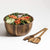 Kalmar Home 11-Inch Acacia Wood Large Soro Salad Bowl with Servers - The Finished Room