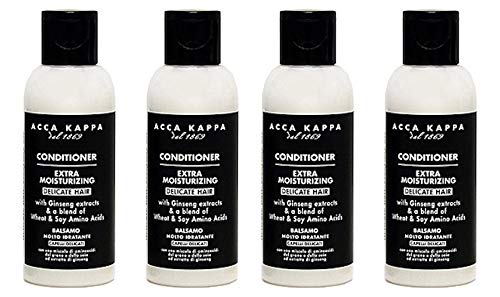 Acca Kappa White Moss Hair Conditioner 75 ml Travel Bottles - Set of 4 - The Finished Room