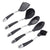 Circulon Harmony Utensil Kitchen Cooking Tools Set, 5 Piece, Chocolate Brown - The Finished Room