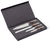 Hammer Stahl 4 Piece Knife Set - Chef Essential Kitchen Knives with Bread, Chef, Santoku, and Paring Knives in Padded Foam Box - German High Carbon Stainless Steel - The Finished Room