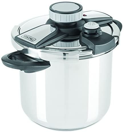 Viking Stainless Steel Pressure Cooker with Easy Lock Lid, 8 Quart - The Finished Room