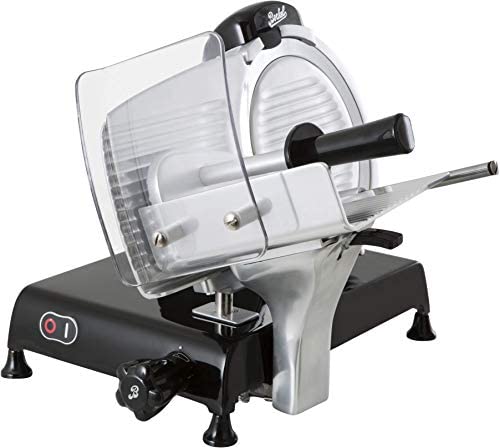 Berkel Red Line 250, Black, 10&quot; Blade/Electric, Luxury, Premium, Food Slicer/Slices Prosciutto, Meat, Cold Cuts, Fish, Ham, Cheese, Bread, Fruit, Veggies/Adjustable Thickness Dial /Slice Like