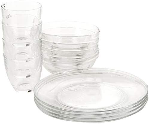 Duralex 12-Piece Kids Set Featuring Gigonge Tumblers,Clear - The Finished Room