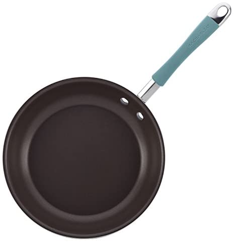Rachael Ray Cucina Nonstick Frying Pan Set / Fry Pan Set / Skillet Set - 9.25 and 11 Inch, Cranberry Red - The Finished Room