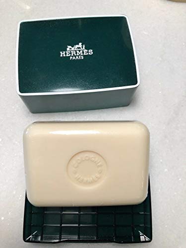 Two (2) Luxury Hermes d&#39;Orange Verte Gift Soaps From Hermes Paris 3.5oz / 100g Boxed Perfumed Soaps / Savons Parfume - The Finished Room
