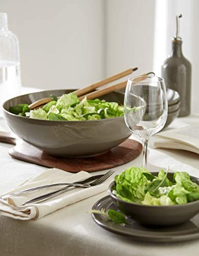 Emile Henry Made In France Large Salad Bowl, Slate - The Finished Room