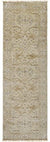 Surya Antique Area Rug, 2'6" x 8', Green, Neutral - The Finished Room