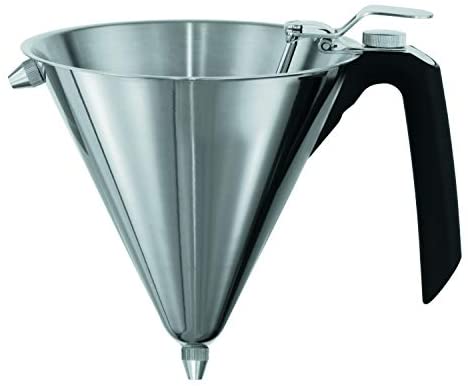 Rösle Stainless Steel Confectionary Funnel with Silicone Handle - The Finished Room