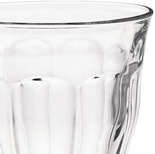 Duralex Made In France Picardie Clear Tumbler, Set of 6, 10-1/2-Ounce - The Finished Room