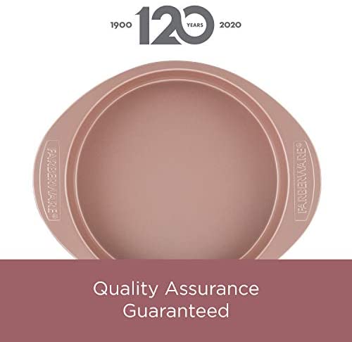 Farberware 47776 Nonstick Bakeware, Nonstick Muffin Pan / Cupcake Pan - 12 Cup, Rose Gold Red - The Finished Room