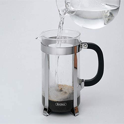 Bonjour Maximus French Press Coffee Maker, 8 Cup, Silver - The Finished Room