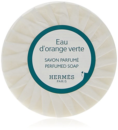 5 Hermes Eau d'Orange Verte Travel Sized Bath Soaps Individually Wrapped 8.5 oz (5 x 1.7 oz) - The Finished Room