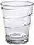 Duralex Made in France Spiral Glass Tumbler Drinking Glasses, 10.63 ounce - Set of 6, Clear - The Finished Room