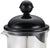 BonJour 3-Cup/12.7-Oz. La Petite Frother Set Borosilicate Glass French Press, 12.7 oz, Black - The Finished Room