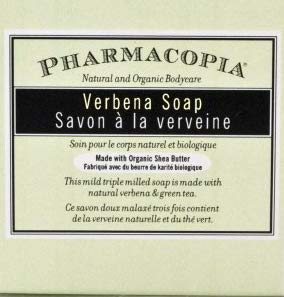 Pharmacopia Verbena Vegan Organic Natural Boxed Soaps, 1.5 Ounce - Set of 8 - The Finished Room