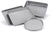 Farberware Bakeware Steel Nonstick Toaster Oven Pan Set, 4-Piece Baking Set, Gray - The Finished Room