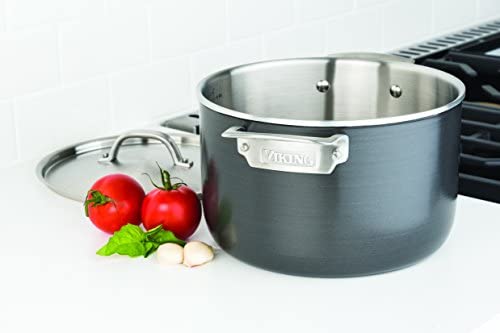 Viking 5-Ply Hard Stainless Stockpot with Hard Anodized Exterior, 7 Quart - The Finished Room