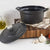 Viking Culinary Viking Enamel Cast Iron, 5 Quart Dutch Oven, Charcoal - The Finished Room