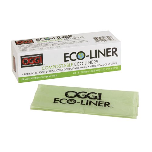 Oggi Eco-Liner Compost Pail Liners - The Finished Room