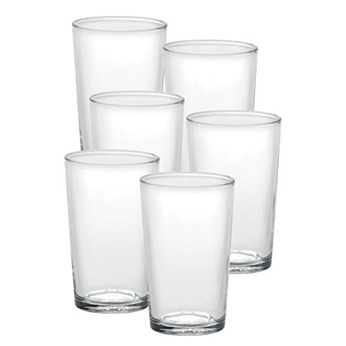 Duralex Made In France Unie Glass Tumbler (Set of 6) 7 oz, Clear - The Finished Room