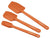 Rachael Ray Tools & Gadgets LilÂ Devils 3-Piece Silicone Spatula Set, Orange - - The Finished Room