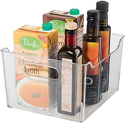 Oggi Storage Bin, 9.75-Inch by 9-Inch, Clear - The Finished Room
