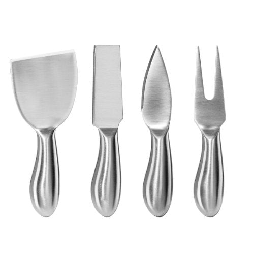 Oggi Stainless Steel 4-Piece Cheese Knife Set - The Finished Room