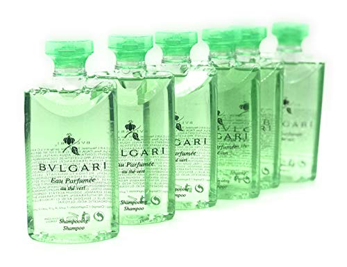 Bvlgari Au The Vert (Green Tea) Shampoo, 15 Ounces Total - Set of 6, 2.5 Ounce Bottles - The Finished Room