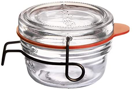 Luigi Bormioli Lock-Eat Food Jar, 2.75 oz, Clear - The Finished Room