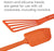 Rachael Ray Tools & Gadgets 6-Piece Nylon Tool Set, Orange - The Finished Room