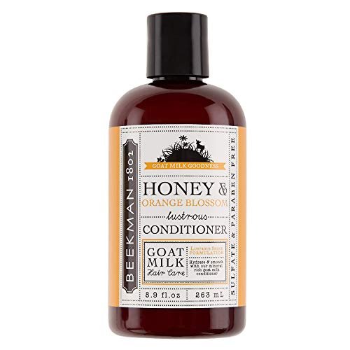 Beekman 1802 - Conditioner - Honey &amp; Orange Blossom - Goat Milk Hair Conditioner - Naturally Rich in Lactic Acid &amp; Vitamins - Cruelty-Free Goat Milk Hair Care - 8.9 oz - The Finished Room