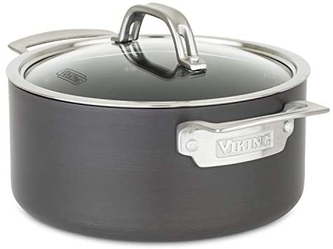 Viking Culinary Hard Anodized Nonstick Soup Pot, 4 Quart, Gray - The Finished Room