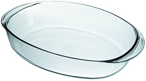 Duralex Made In France OvenChef Oval Baking Dish, 14 by 10-Inch - The Finished Room