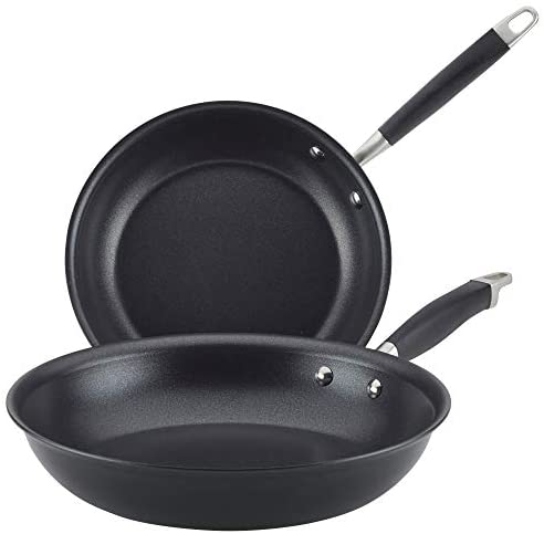 Anolon Advanced Hard Anodized Nonstick Sauce Pan/Saucepan with Straining  and Lid, 2 Quart, Graphite