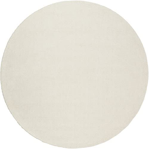 Surya Mystique M-262 Hand Loomed 100% Wool Ivory 9'9" Round Area Rug - The Finished Room