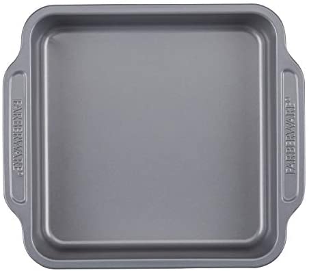 Farberware Nonstick Bakeware Set Includes Cookie Sheets/Baking Cake Muffin and Bread Pan, 8 Piece, Gray - The Finished Room