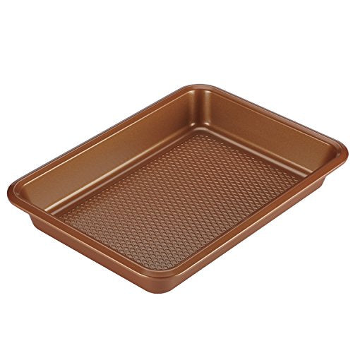 Ayesha Curry Nonstick Bakeware, Nonstick Baking Pan - 9 Inch x 13 Inch, Copper Brown - The Finished Room