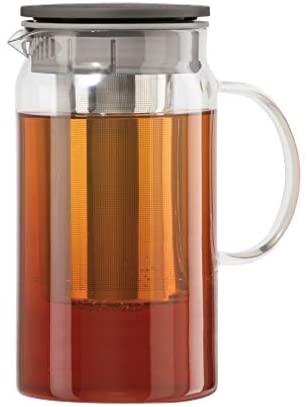Oggi Borosilicate Teapot w/Built-In Infuser - 8 cup/48 oz - The Finished Room