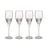 Diamonte 7.5 oz. Champagne/Prosecco Stem, Set of 4 - The Finished Room