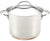Anolon Nouvelle Stainless Steel Stock Pot/Stockpot with Lid, 6.5 Quart, Silver - The Finished Room
