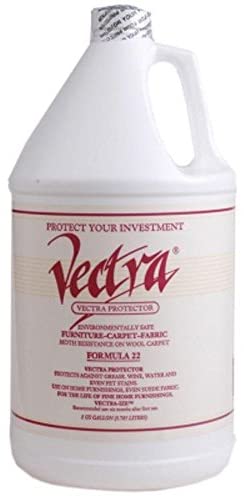 VECTRA 22 Fabric, Upholstery, Rug, Carpet Protector - 1 gallon/128 oz - The Finished Room